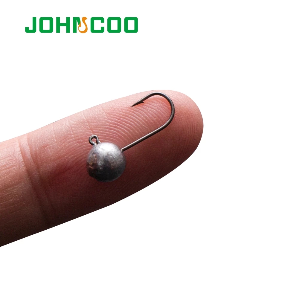 Fishing Hook Assortment - JOHNCOO 10Pcs Jig Head Hook Rockfish