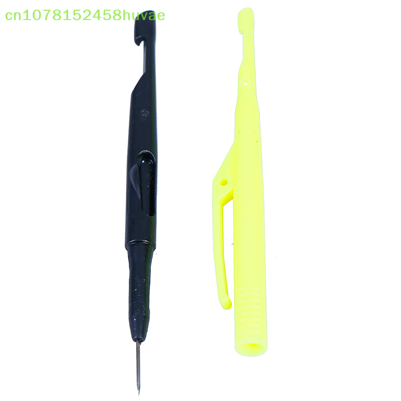 Fishing Hook Remover - ที่ถอดตะขอเบ็ดตกปลาพลาสติก 2 ชิ้น สำหรับถอดสายเอ็น ถอดสายเบ็ด ถอดตะขอเบ็ดตกปลาแบบผูกเอง