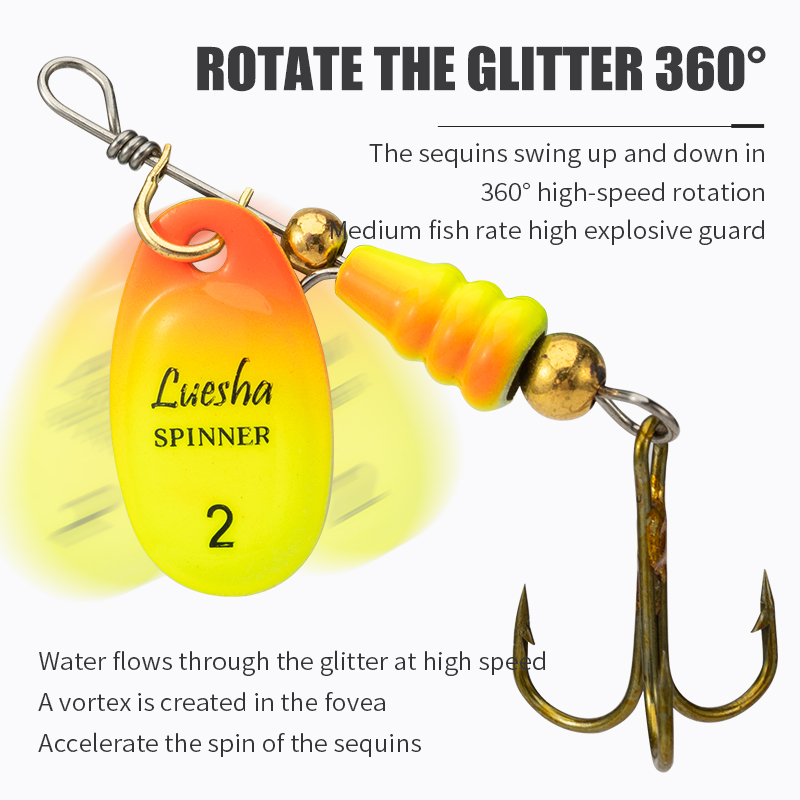 LUSHAZER 5 ชิ้น/ล็อต Spinner เ - Fishing Hook Treble บทวิจารณ์และราคา