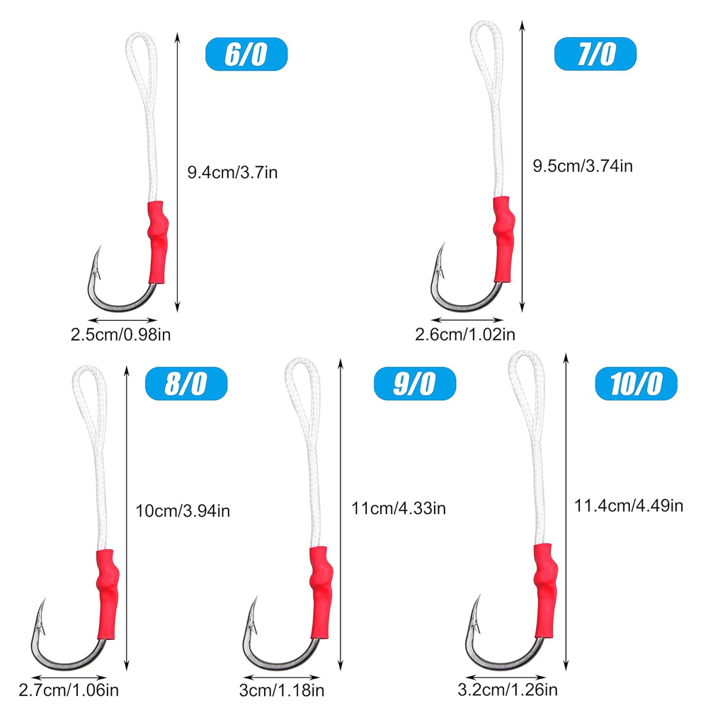 ตะขอช่วยตกปลาช้า10/0 1/0ชิ้น5ช - Fishing Hook Offset บทวิจารณ์และราคา