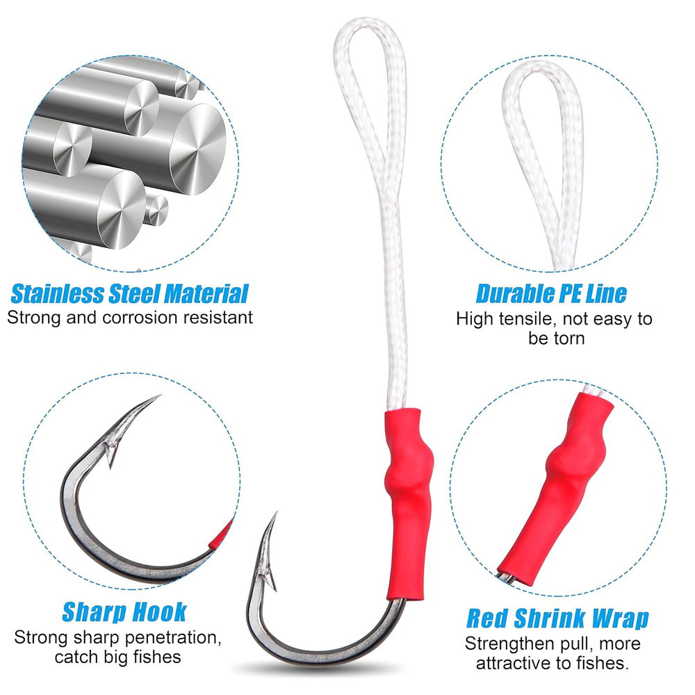 ตะขอช่วยตกปลาช้า10/0 1/0ชิ้น5ช - Fishing Hook Offset บทวิจารณ์และราคา