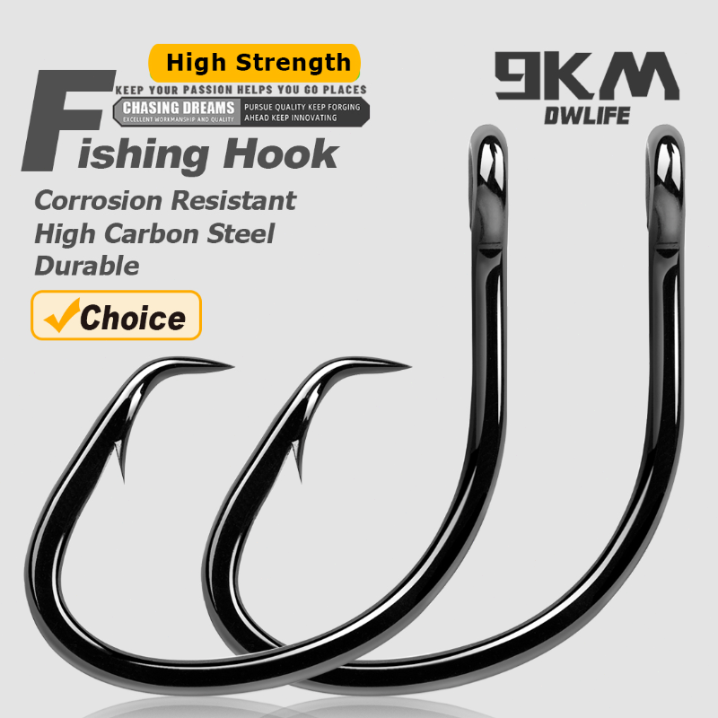 9KM ตะขอวงกลม 25 ~ 50 ชิ้นตะขอ - Fishing Hook Offset บทวิจารณ์และราคา