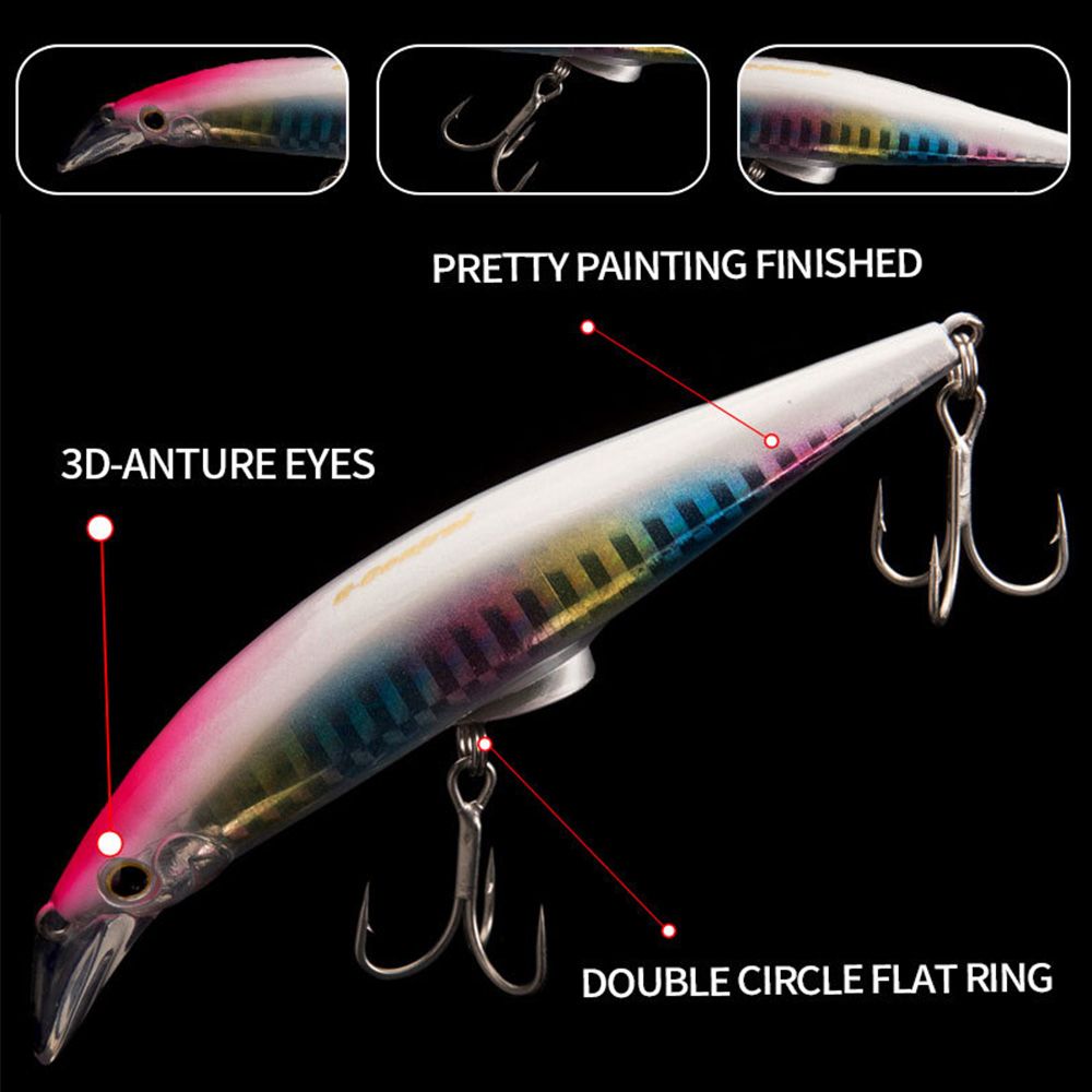 95 มม./30g เหยื่อ Hard น้ําพื้ - Fishing Hook Treble บทวิจารณ์และราคา
