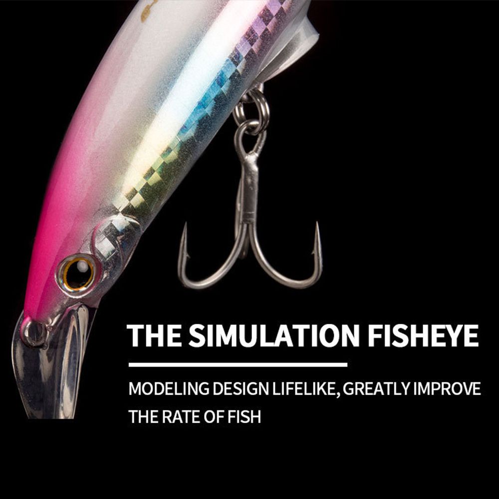 95 มม./30g เหยื่อ Hard น้ําพื้ - Fishing Hook Treble บทวิจารณ์และราคา