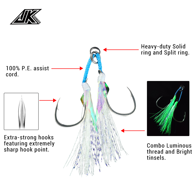 JK LAI-L Shore Jigging Light A - Fishing Hook Assortment บทวิจารณ์และราคา
