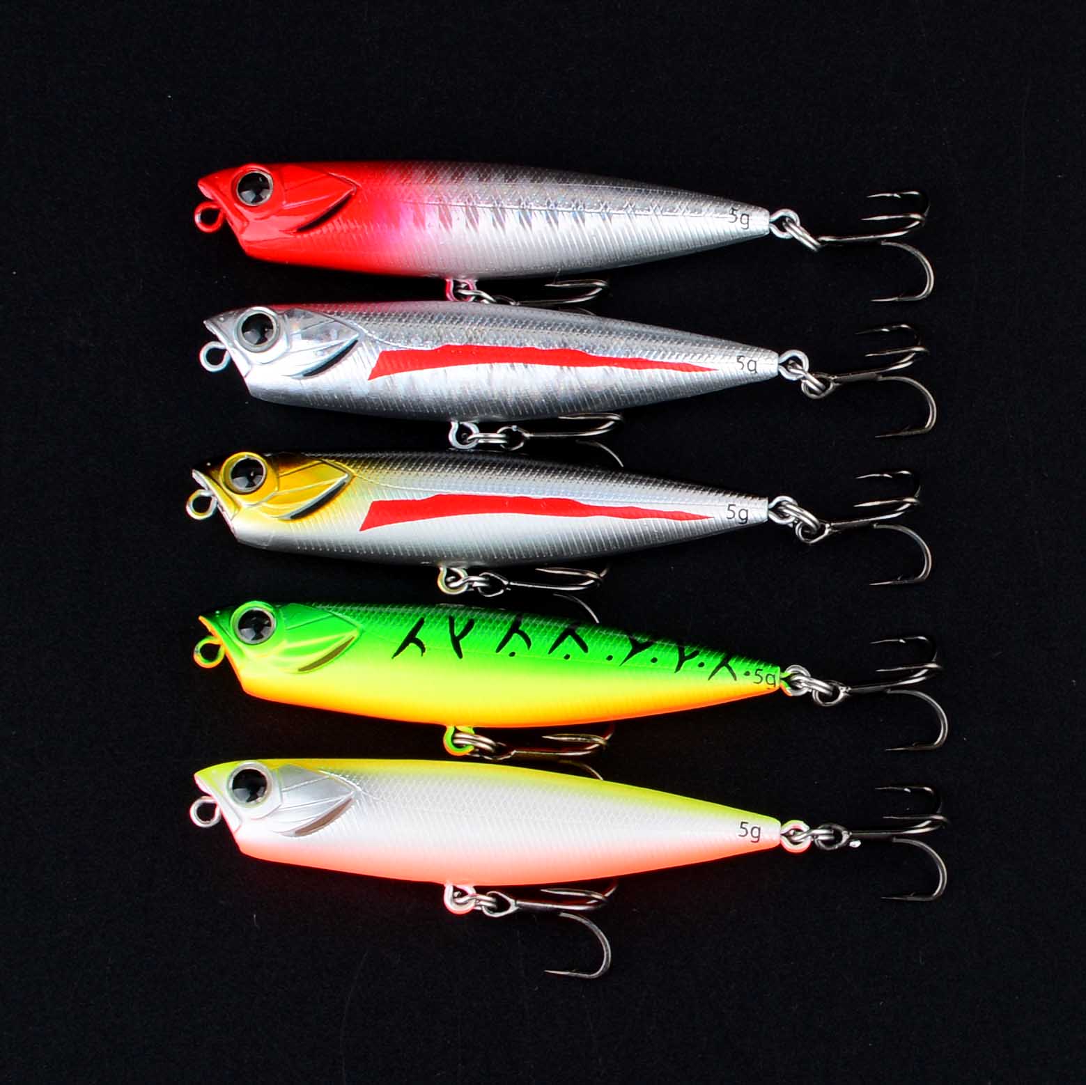 เหยื่อตกปลาแบบ Popper 1 ชิ้น 5 - Fishing Hook Treble บทวิจารณ์และราคา