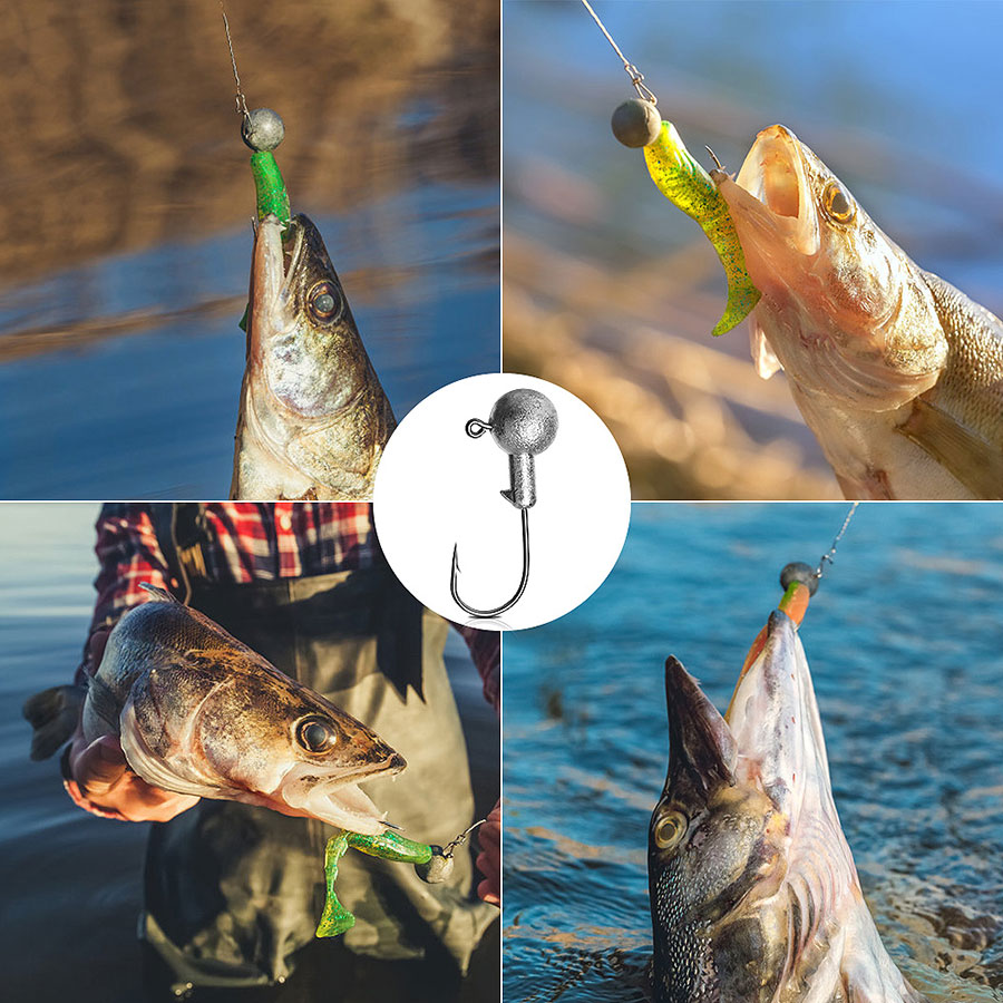 ตะขอจิ๊กเฮด WODJYJ ขนาด 1 กรัม - Fishing Hook Treble บทวิจารณ์และราคา